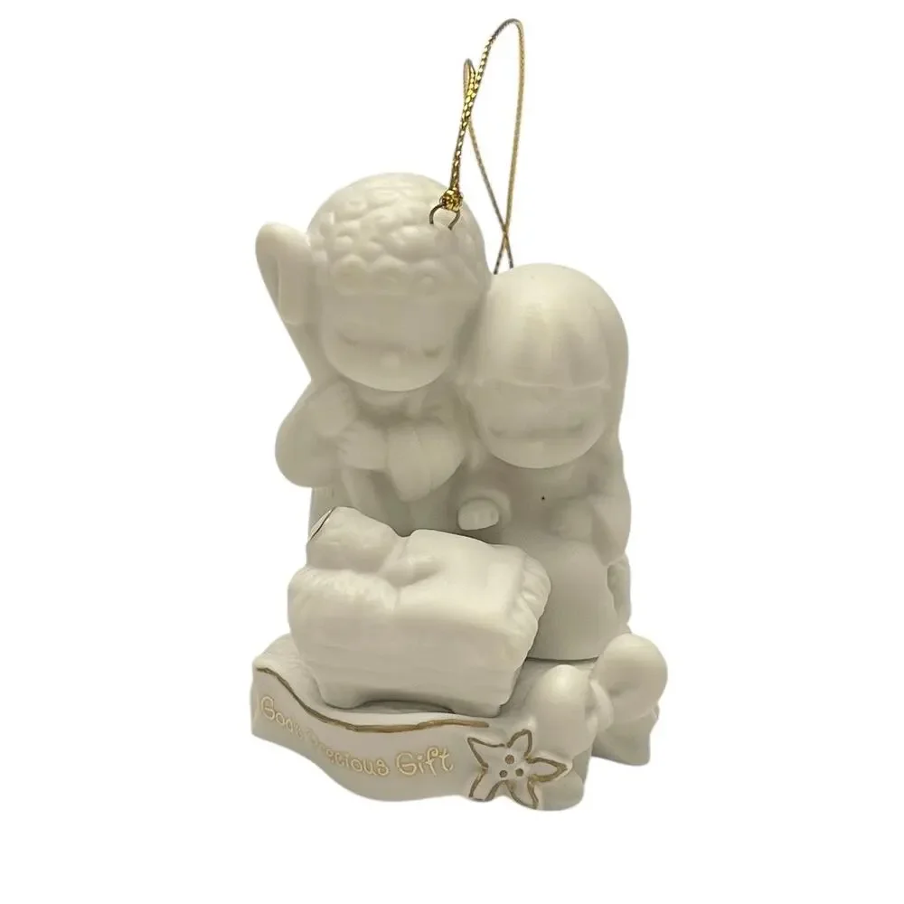 Vintage 1996 PRECIOUS MOMENTS Porcelain ORNAMENT With Box